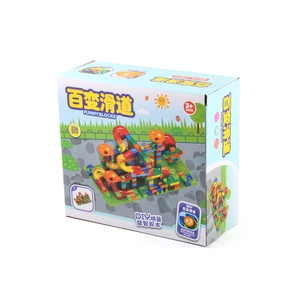 Jeu de construction de circuit à billes DIY de 336 pièces pour enfants de plus de 3 ans