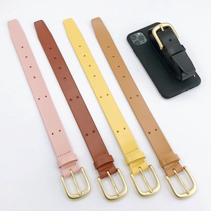 Genuine Leather Wrist Strap With Metal Buckle Adjustable DIY Phone Case Bag Decoration For Women
