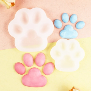 Katzenpfoten Silikonform für DIY Fondant und Harz Handwerk in zwei Größen