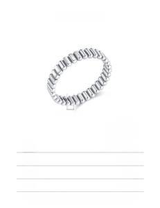 Detailed specs of the vintage 925 sterling silver ring showing 3.5mm width and 2.2g weight