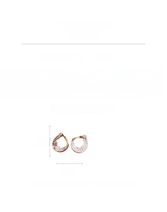 Detailed view of 18K gold-plated teardrop earrings with dimensions and 5.2g weight