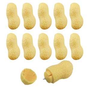 Peanut Shaped Ballpoint Pen Novelty Simulation Food Plastic Writing Tool Creative Funny Toy For Students School Office