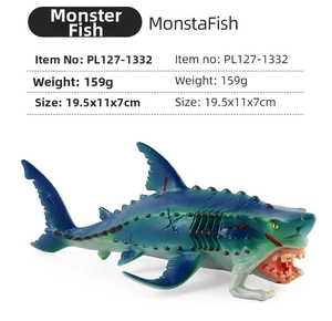 Detailed size and weight specs for the fantasy MonstaFish mythical sea creature model