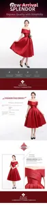 Detailed close-up of burgundy satin cocktail dress featuring off-the-shoulder design