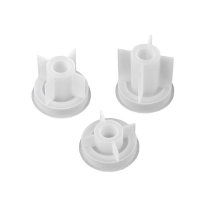 Three-piece set of white Roman column striped silicone molds for DIY candle base crafts