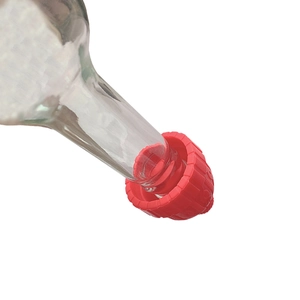 Creative red silicone hat wine bottle stopper for sealing champagne and wine glass bottles