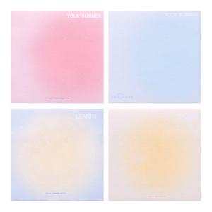 Minimalist gradient sticky notes in pastel colors for journaling and creative stationery