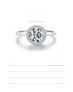 Detailed view of 925 sterling silver ring featuring 7x7mm cubic zirconia stone setting