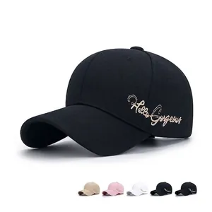 Berretto da Baseball Unisex in Poliestere con Ricamo Hello Gorgeous Regolabile Protezione Solare Cappello Sportivo Outdoor