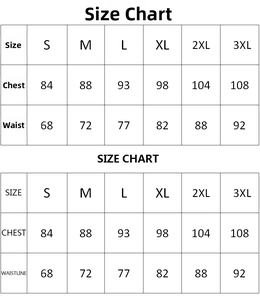 Detailed size chart for women long double-breasted floral trench coat S to 3XL sizes