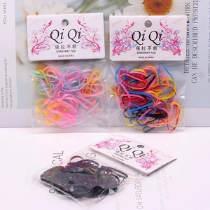 High Elastic Rubber Hair Ties Unbreakable Disposable Stretchable Headbands For Kids Toddlers Girls Women Colorful Durable