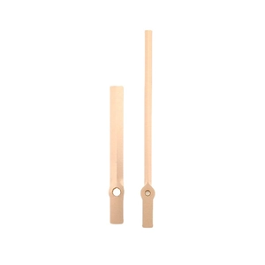 Minimalist rose gold quartz watch hand set with hour and minute needles for DIY assembly