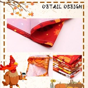 Bandana pour chien de Thanksgiving avec motifs feuilles d'érable et citrouilles