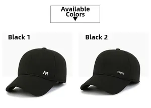 Detailed view of winter baseball caps with thick twill texture and metal letter embroidery