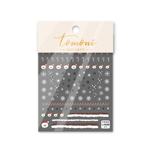 Detailed view of 5D embossed Christmas nail stickers with Santa and snowflake motifs