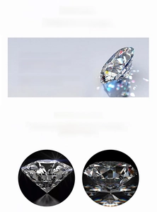 Macro detail of moissanite gemstone showing superior fire and high refractive index luster