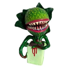 Detailed Piranha Plant statue with sharp teeth and bloodstained pot for home decor