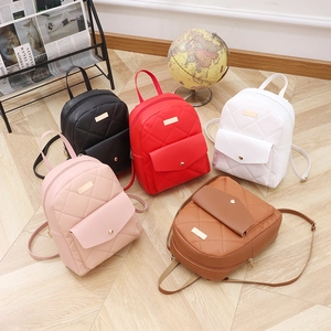 Mini Rucksack PU Leder Gesteppt Diamant Gitter Mode Lässig Tagesrucksack Für Damen Mädchen Reisen Outdoor Schule