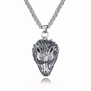 Vintage Gothic Punk Pendant Necklace Stainless Steel Hip Hop Streetwear Jewelry For Men Women Various Designs