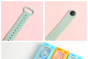 Bracelet lumineux aux huiles essentielles pour enfants avec sangle réglable et motif panda