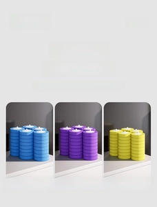 Three-pack refill pads for toilet brushes in ocean, lavender, and lemon scents