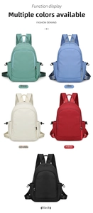 Casual nylon rugzak voor dagelijkse reizen lichtgewicht waterdicht met kleur opties