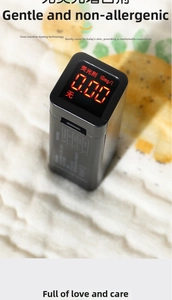 Portable fluorescence tester detecting zero agents on soft cotton baby blanket fabric