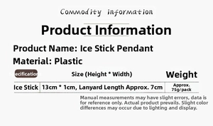 Detailed view of 13cm transparent plastic icicle hanging ornament for Christmas tree
