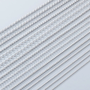 Jewelry Making Chains 304 Stainless Steel Round Rolo Link DIY Jewelry Accessories Bulk Findings For Necklaces Bracelets