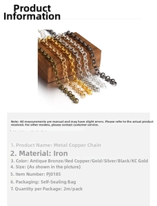 Detail view of 2m gold plated bronze O-shaped link metal chains for jewelry making