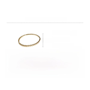 Guide des tailles du bracelet plaqué or 18k avec dimensions et poids de 11,6g