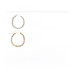 Detail view of vintage rhinestone choker necklaces with specific size and weight parameters