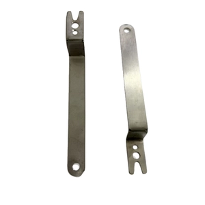 L-shaped stainless steel watch hand installation tools with precision mounting holes