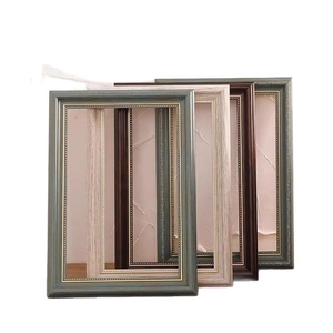European vintage wooden picture frames with gold beaded inner trim in multiple colors