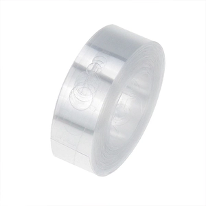 5m transparent double-hole balloon chain roll for wedding arch party decorations