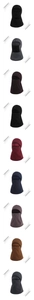 Collection of winter balaclavas in multiple colors with breathable mesh and fleece lining
