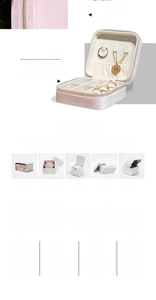 Macro detail of velvet jewelry box with ring slots and custom packaging options
