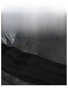 Detail of moisture-wicking sweatband inside a bucket hat with premium breathable fabric