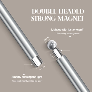 Double-headed strong magnetic stick for cat eye nail art with 0.8cm and 0.9cm tips