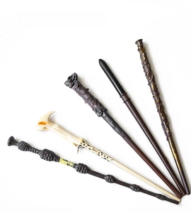 Set of five solid injection molded Harry Potter magic wands for cosplay props