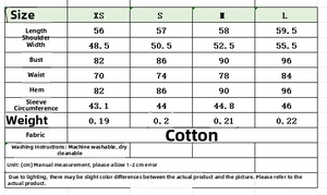 Size chart for houndstooth sleeveless top with detailed measurements in centimeters