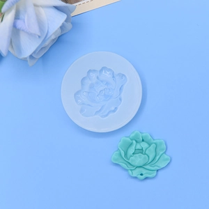 Camellia flower silicone cake mold for DIY baking with detailed 3D floral textures