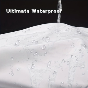 Ultimate waterproof white fabric shower curtain with vintage floral style and 12 hooks
