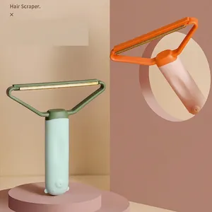 Manual Y-shaped fabric shaver for clothes hair removal and lint trimming tool