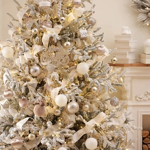 Champagne champagne Christmas ball ornaments and Merry Christmas pendants for tree decoration