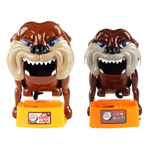 Jeu de bouledogue qui mord les doigts avec petits et grands chiens jouets