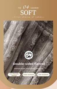 Macro detail of grey striped flannel fabric with soft plush texture and thick warm pile