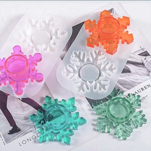 Sneeuwvlok siliconen mal voor DIY hars ambachten en kleurrijke ornamenten