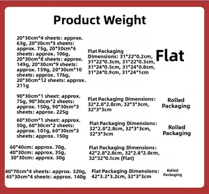 Detailed size and weight specifications for Independence Day window stickers