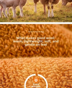 Detailed macro view of warm caramel wool fibers showing soft fluffy texture and insulation